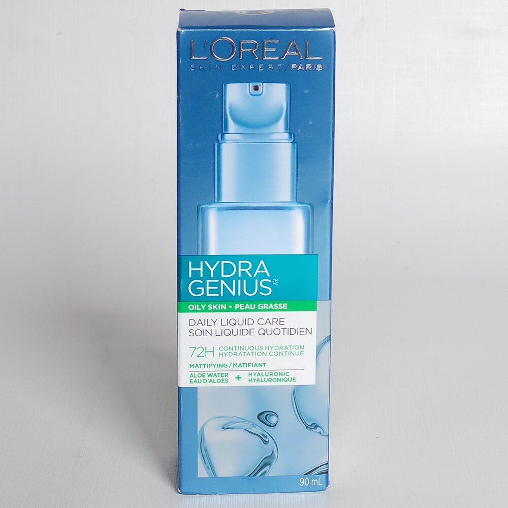 L'Oreal Hydra Genius Water-Gel Moisturizer For Normal To Oily Skin 90ml …